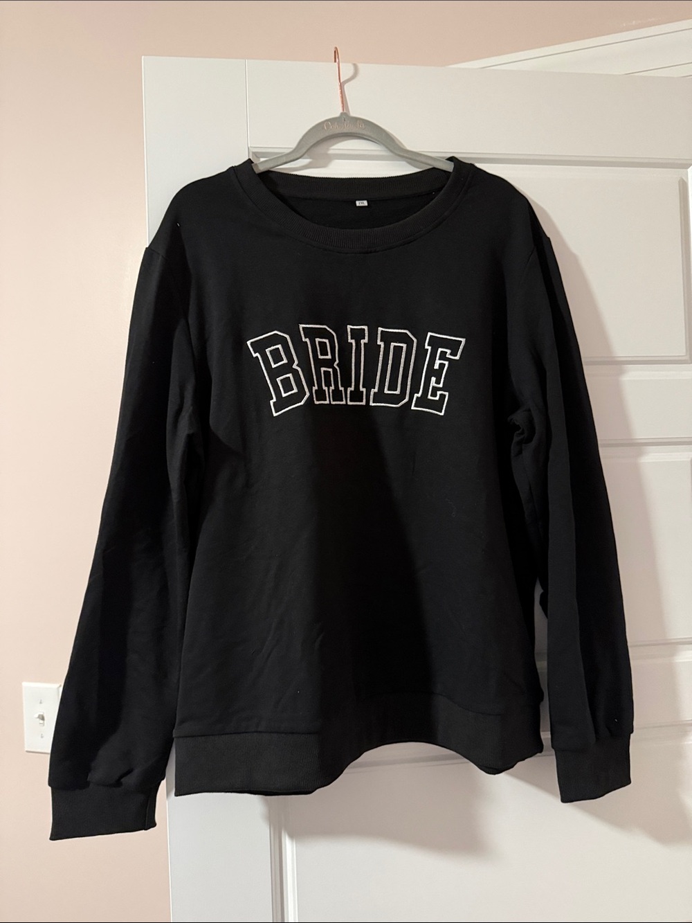 Bride Black Crewneck Sweatshirt